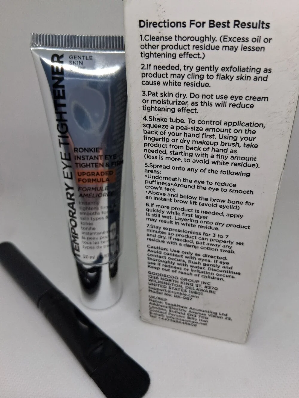 Ronkie Temporary Eye Tightener - Retails $39